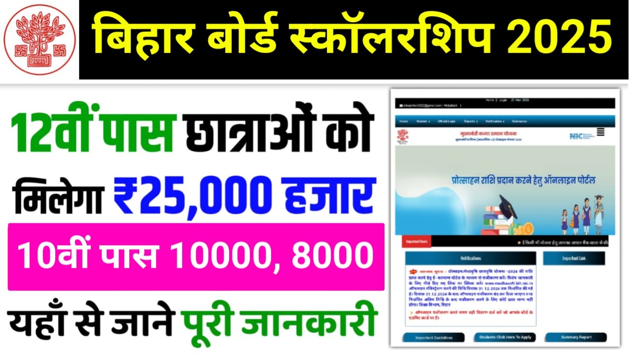 Bihar Board Scholarship Apply Online